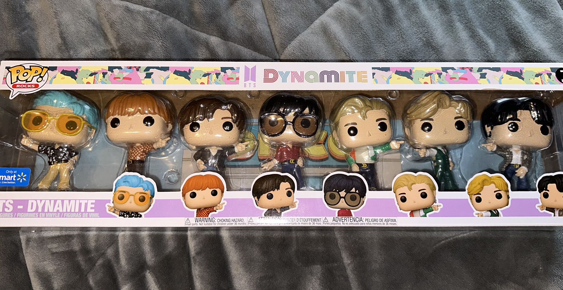 BTS Dynamite Funko Pop 7 Pack