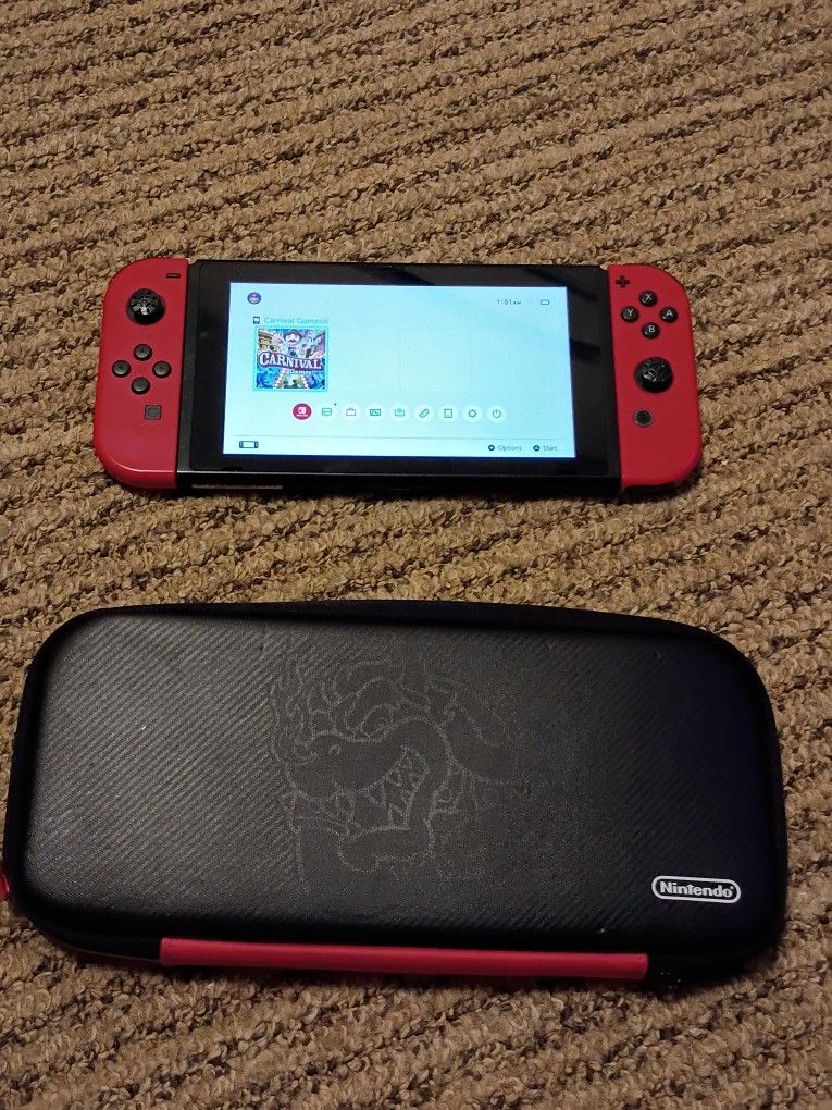 Nintendo Switch Console W Case