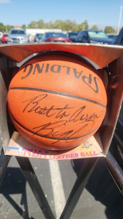 Signed Basketball