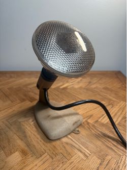 Vintage 1940s Industrial Adjustable Spotlight Display Lamp Works Great USA