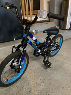 14” Guardian Ethos Kids Bike Black and Blue