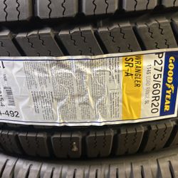 275/60/20 Goodyear Wrangler SRA