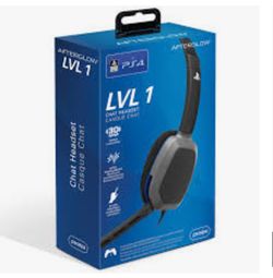 PDP Sony Afterglow LVL 1 Chat Headset , Black