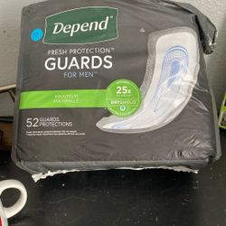 Depend For Men Missing 2 Pads 