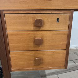Authentic Domino Møbler Danish design Wooden Desk, circa 1960s–70s