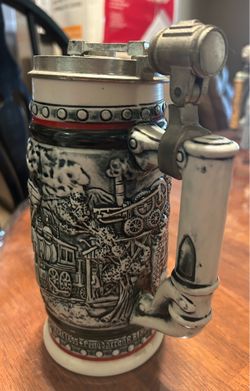 Vintage 1982 Avon “Age Of The Iron Horse” Stein
