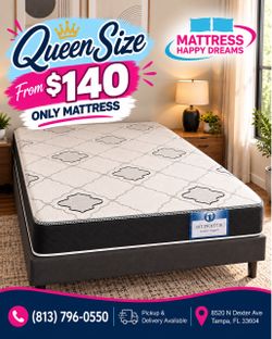 🔥 Brand New Queen Size Mattress 10 Inch – Factory Direct – Same Day Pickup & Delivery Available