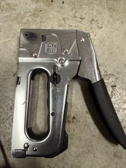 Heavy Duty Staple Gun Tacker - All Steel, Hi/Lo Power