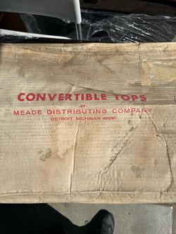 67-69 Vinyl Convertible Top