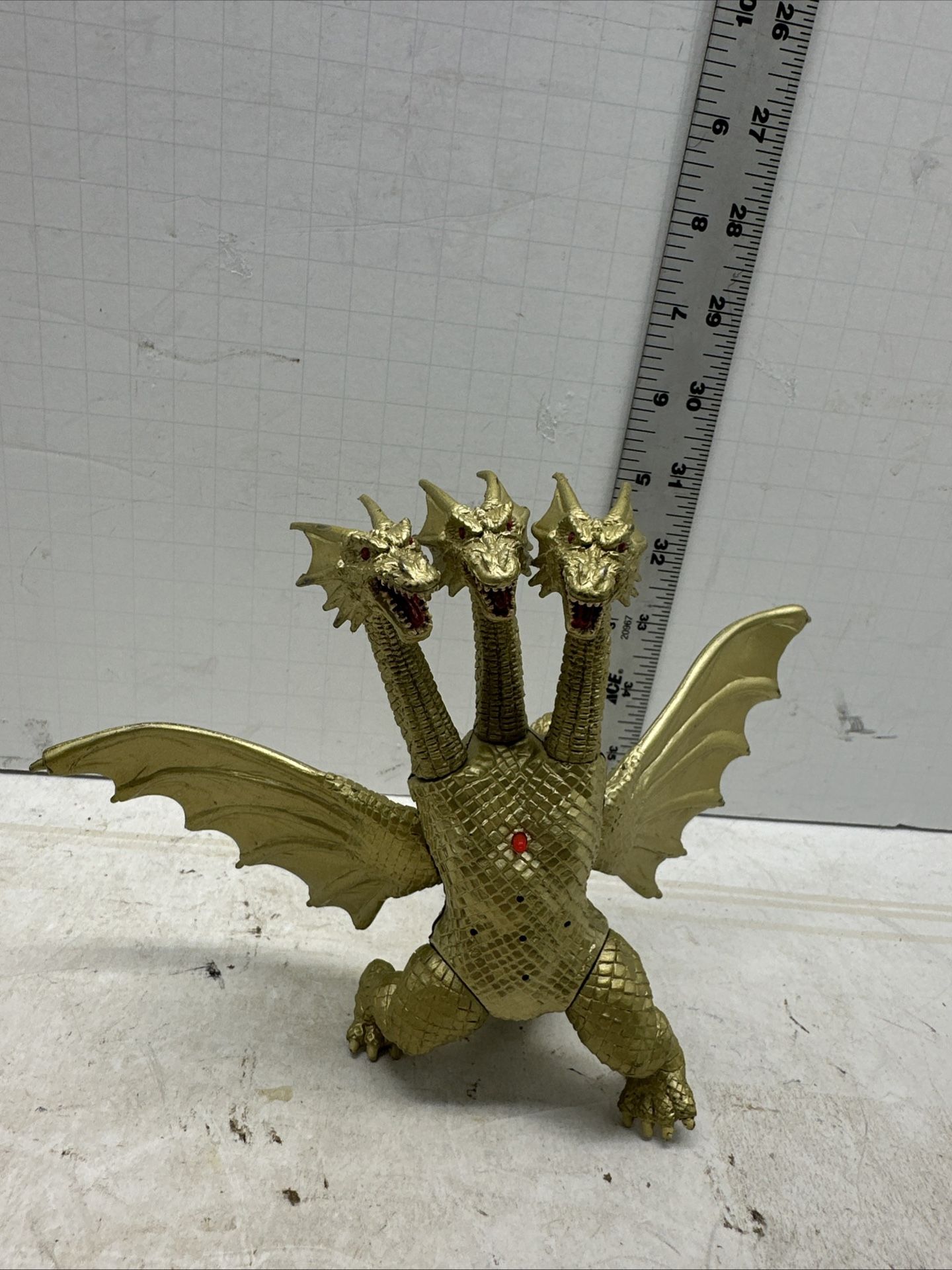 Vintage 1994 Trendmasters Godzilla King Ghidorah Toho W/sounds electronic #S1