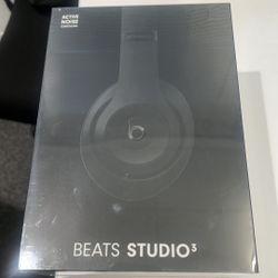 NWT Beats Studio3 Wireless Noise Cancelling Over-Ear Headphones (Black)