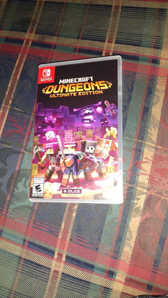 Minecraft dungeons ultimate edition Nintendo switch video game