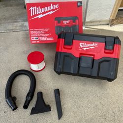 Milwaukee M18 18-Volt 2 Gal. Lithium-Ion Cordless Wet/Dry Vacuum (Vacuum-Only) - Brand New