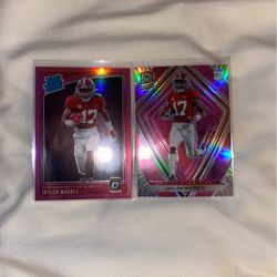 Jaylen Waddle Chronicles Pink Rookies