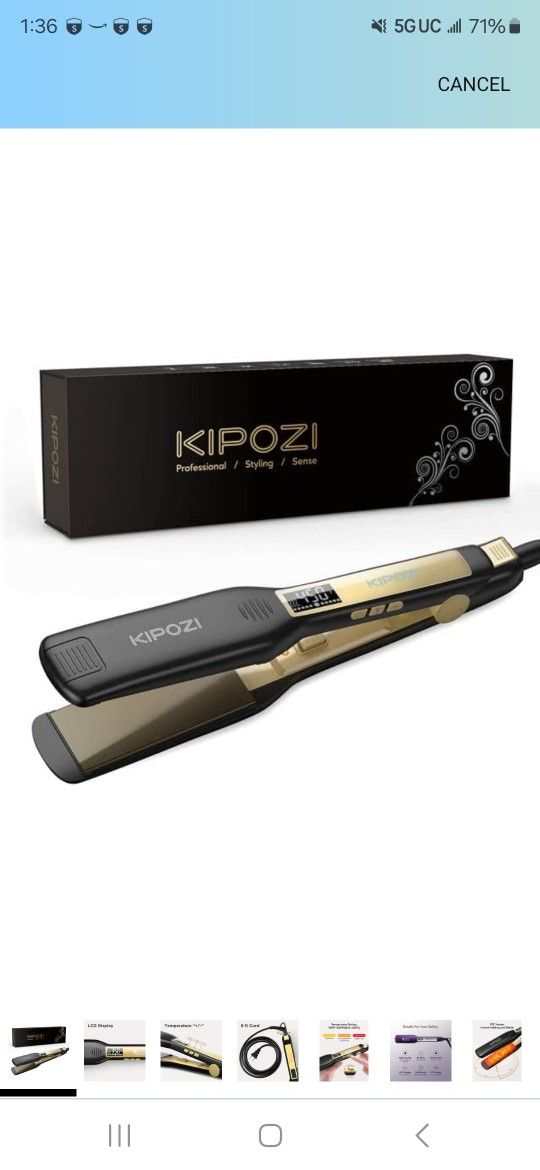 Brand New KIPOZI Hair Straightener