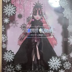 Monster High Howliday Winter Edition Draculaura Doll Holiday 2022