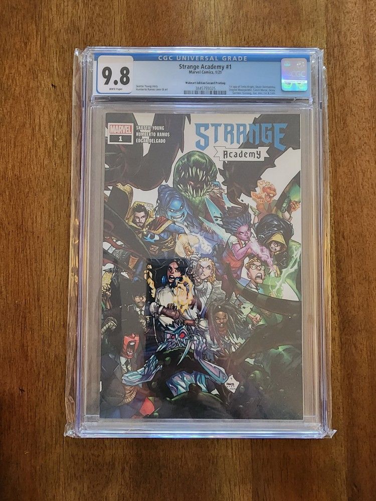Strange Academy #1 CGC 9.8 2nd Print Walmart Variant