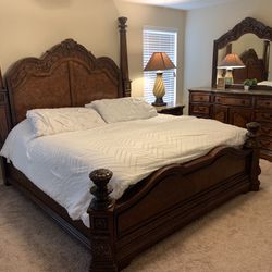 Ashley Furniture Wood Bedroom Set 