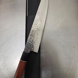 Real Japanese Hand Forged Damascus Chefs Knife