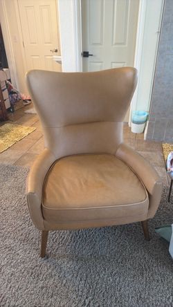 Leather chairs -set
