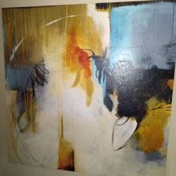 Large Canvas Art 54 x 54 $25 Obo