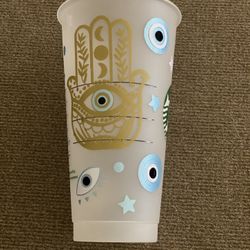 Custom Evil Eye Starbucks Cup