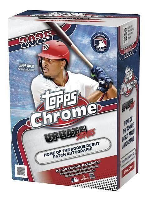 2025 Topps Chrome Updated Series Blaster
