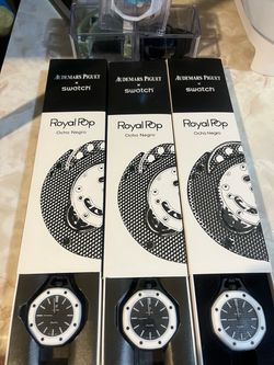 Audemars Piguet x Swatch Royal Pop Ocho Negro Watch