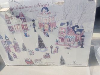 Christmas Streets Collection Complete Set