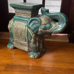 Ceramic Elephant Decor Or Plant Stand