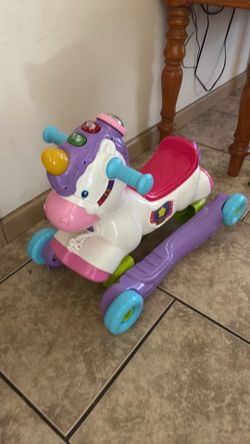 Vtech unicorn ride on toy