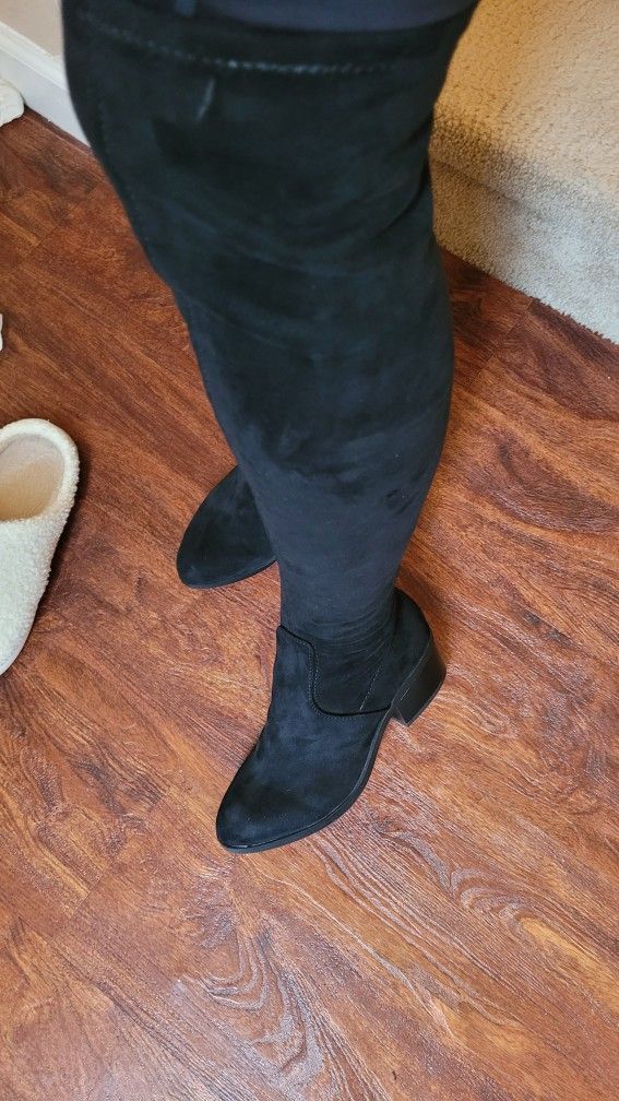 Black Long Boots
