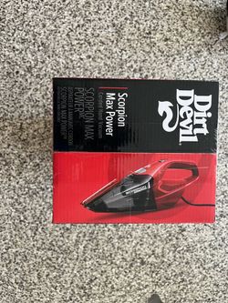 Dirt Devil Scorpion Max Power Corded Handheld Vacuum, New in Box