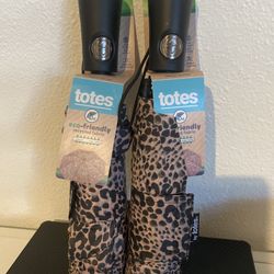 Totes  Cheetah Umbrella 