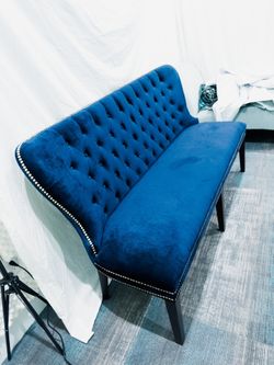 Blue sofa