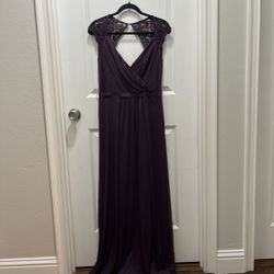 Plum Bridesmaid Dress -DAVIDS BRIDAL