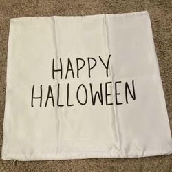 Happy Halloween Pillow Cover (brand new) 
