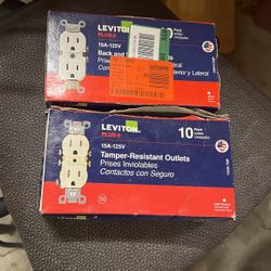 Leviton 15A-125V Tamper-Resistant Outlets 