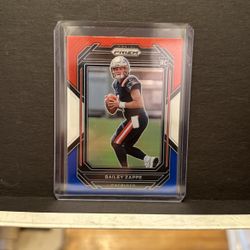 Bailey Zappe Red White And Blue Prizm