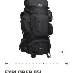 Backpacking Bag - Teton Explorer 85L New