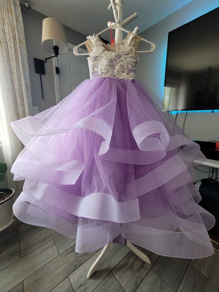 Flower Girl Dress (Lavender) 