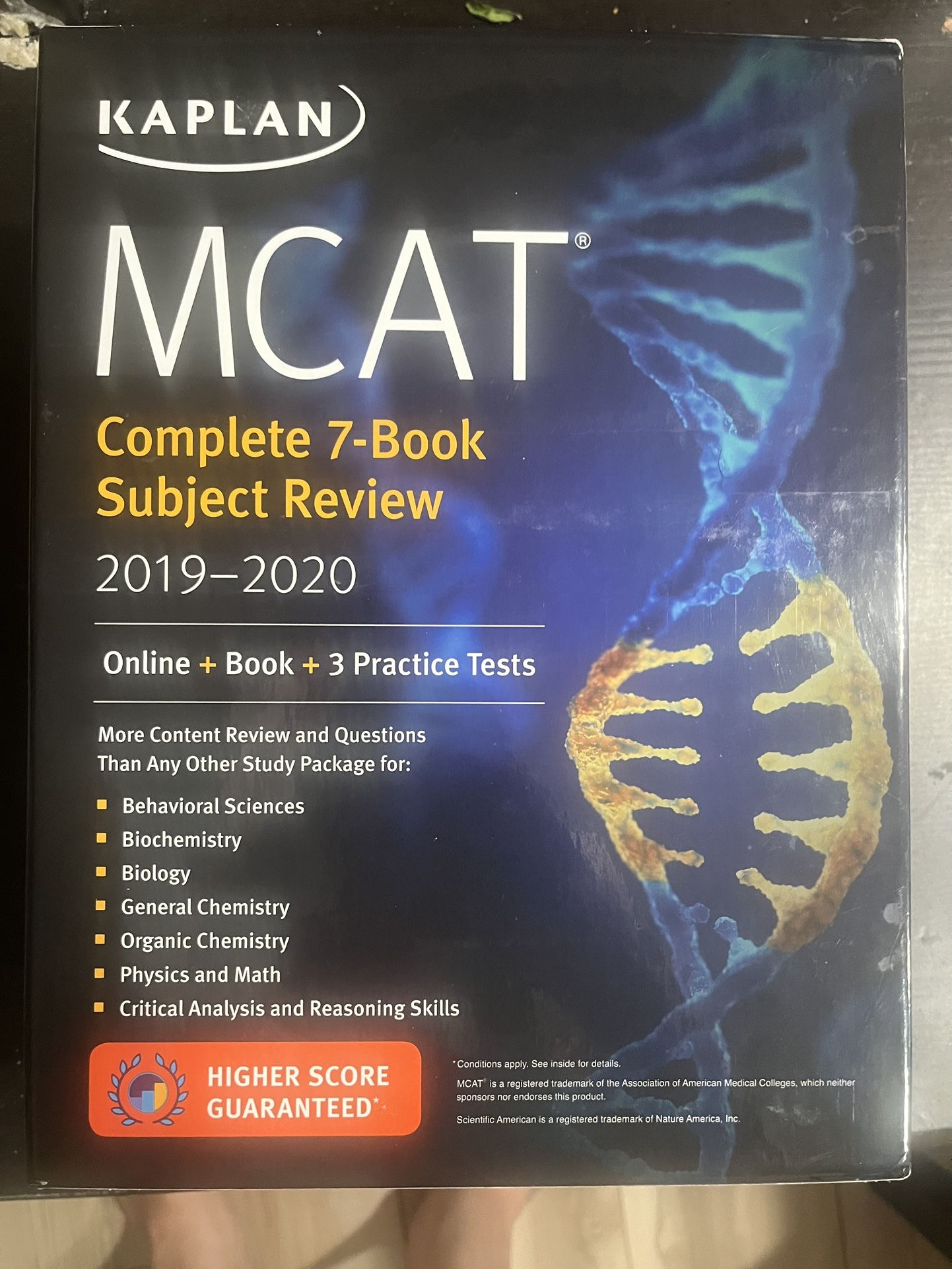 KAPLAN MCAT PREP BOOK SET