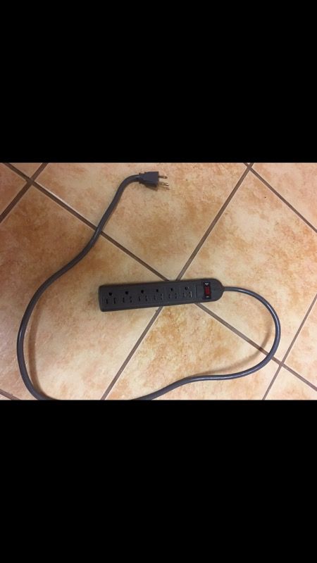 Electrical surge strip cord