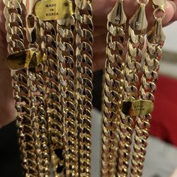 14k Gold Plated Chains ($40 Each )