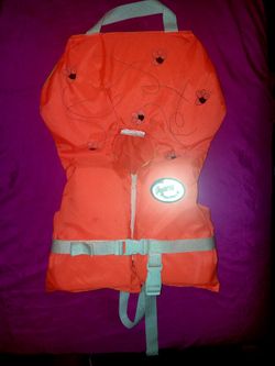 Child LIfe Jacket 30 to 50 lbs Stearns Glowbug