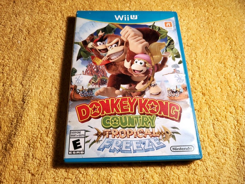 DONKEY KONG TROPICAL FREEZE WII U GAME COMPLETE