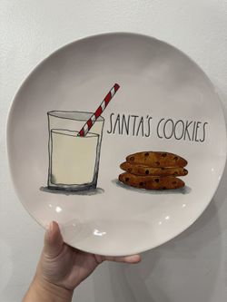 Santa's Cookies Plate