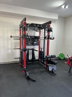 Commercial / Home Gym Fully Loaded🔹Free Delivery🔹Squat Rack🔹Cable Machine🔹Smith Machine