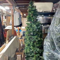 Artificial Christmas Tree With Stand And Lights