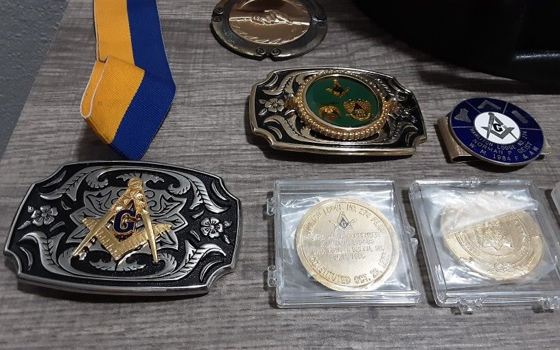 ▪️50’s【FREE MASONRY】ACCSESSORIES Victoria Regalia Masonic 50 Years Anniversary Freemasons